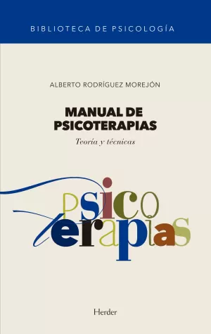 MANUAL DE PSICOTERAPIAS MANUAL DE PSICOTERAPIAS