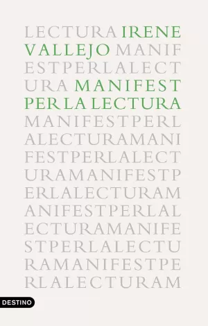 MANIFEST PER LA LECTURA MANIFEST PER LA LECTURA